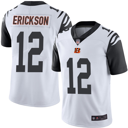 Cincinnati Bengals Limited White Men Alex Erickson Jersey NFL Footballl #12 Rush Vapor Untouchable->cincinnati bengals->NFL Jersey
